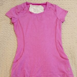 MPG Pink XS Running Short Sleeved Shirt With Pocket Underneath